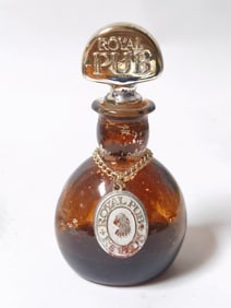 Vintage Royal Pub Glass Perfume Bottle