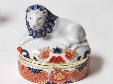 Vintage Andrea by Sadek Imari Style Lion Trinket B