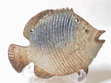 Vintage Pottery Fish Wall Decor