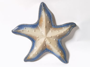 Vintage Pottery Sea Star Wall Decor