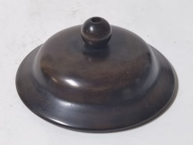 Vintage Chinese Wood Carved Jar Cover