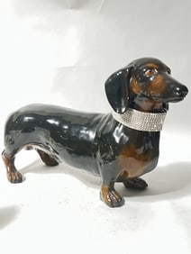 Vintage Beswick Porcelain Dachshund Dog