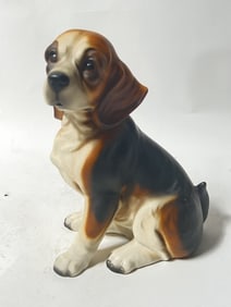 Vintage Porcelain Beagle Figurine