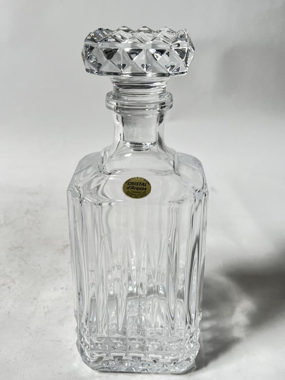 Vintage Cristal d'Arques France Crystal Decanter (1 of 5)