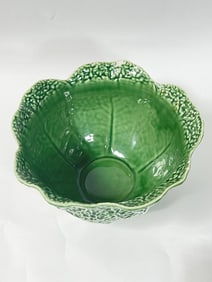 Large Vintage Bordallo Pinheiro Porcelain Cabbage
