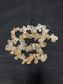 Group of Gold Quartz Beads
