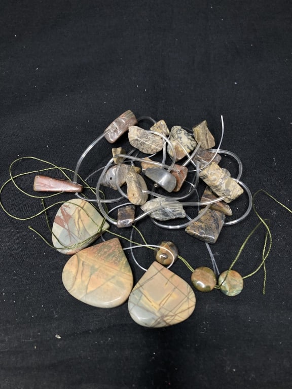 Group of Stone Beads: Group of Stone Beads