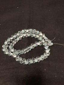 Group of Aqua Glass Beads