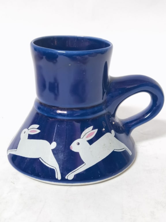 1982 Beauty Surviving Porcelain Bunny Creamer: 1982 Beauty Surviving Porcelain Bunny Creamer, 5.5in