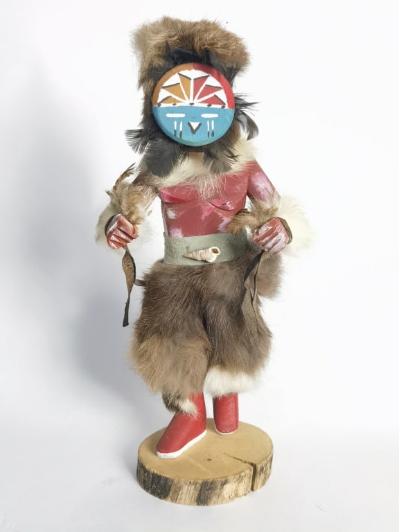 Vintage Hopi Native American Kachina Doll: Vintage Hopi Native American Kachina Doll, 12in
