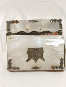 Antique Mother-of-Pearl Covered Card Case