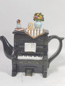Vintage Cardinal, Inc. Porcelain Piano Teapot