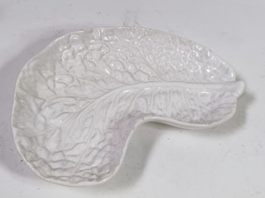 Vintage Bordallo Pinheiro Porcelain White Cabbage