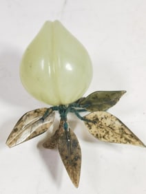 Vintage Chinese Jade Carved Peach
