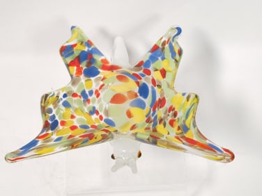 Vintage Murano Italy Art Glass Butterfly