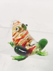 Vintage Murano Italy Art Glass Frog