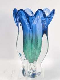 Vintage Royal Gallery Hand Blown Sommerso Glass Va