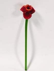 Vintage Murano Italy Art Glass Flower