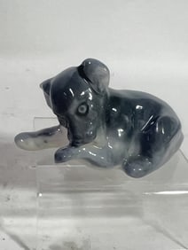 Vintage Limoges France Porcelain Dog Figurine