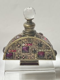 Vintage Welforth Pewter Perfume Bottle