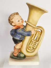 Vintage Goebel Hummel Porcelain "The Tuba Player"