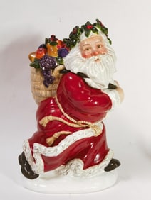2001 Vintage Department 56 Porcelain Santa Cookie
