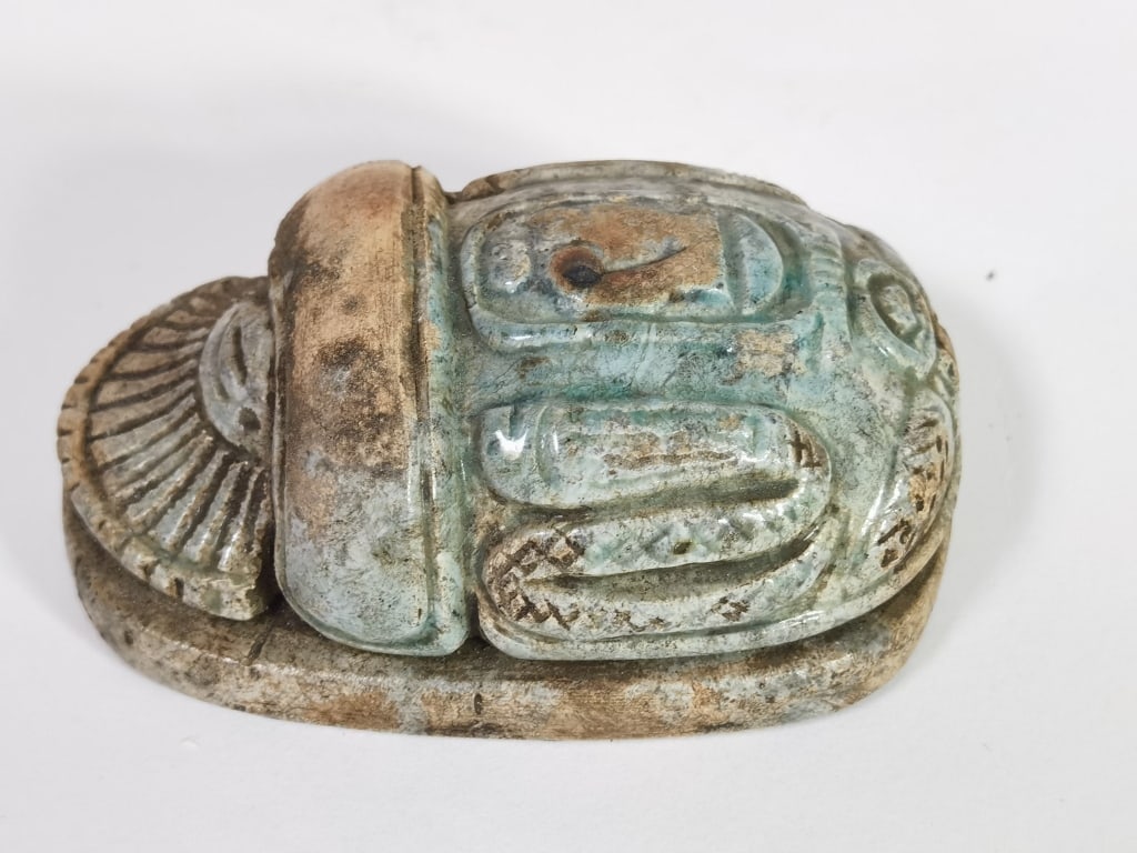 Vintage Egyptian Scarab Amulet (1 of 4)