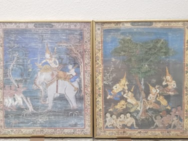 (2) Hindu Wall Prints