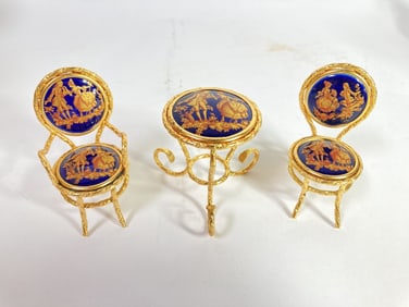 Vintage Limoges France Porcelain Dollhouse Miniatu