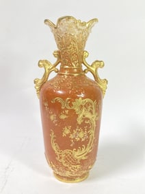 Vintage Imperial Bonn Gilt Porcelain Vase