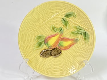 Vintage Germany Hand Painted Majolica Plate