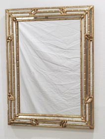 Vintage Gilt Wood Carved Wall Mirror