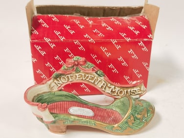 1993 Fitz & Floyd "Not Even A Mouse" Decor