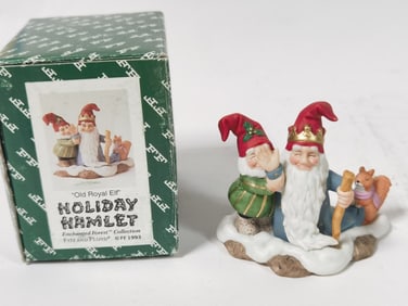 1993 Fitz & Floyd Holiday Hamlet Old Royal Elf