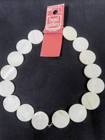 Group of Mother-of-Pearl Round Beads