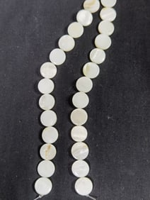 Group of Mother-of-Pearl Round Beads