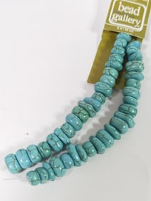 Group of Reinforced Turquoise Beads