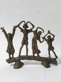 Vintage 6in Replica of "The Spirit of the Y" Pewte