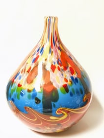 Vintage Murano Italy Art Glass Vase