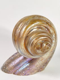 Vintage Cohn-Stone Studios Iridescent Seashell Gla