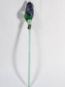 Vintage Mikasa Art Glass Flower