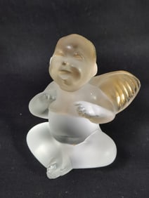 Vintage Lalique France Frosted Crystal Elton John