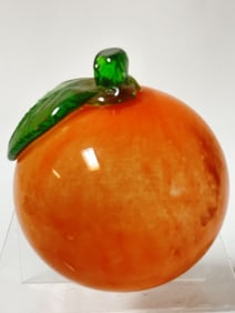 Vintage Art Glass Orange