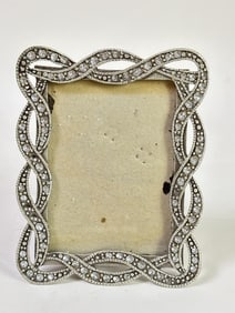 Vintage Rhinestone Photo Frame