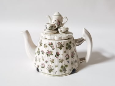 Vintage Portmerion Floral Tea Set Teapot