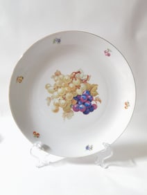 Vintage Germany Porcelain Grape Plate