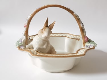 Vintage Fitz & Floyd Essentials Porcelain Rabbit B