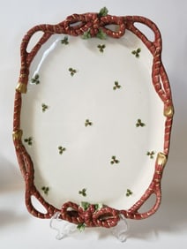 1988 Fitz & Floyd Porcelain Christmas Plate