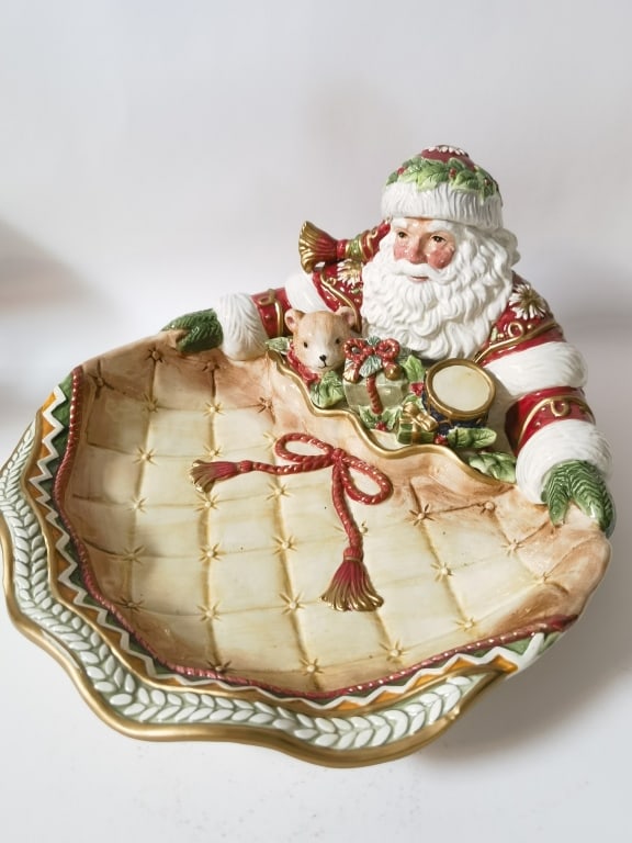 Vintage Fitz & Floyd Classics Porcelain Winter Hol (1 of 6)