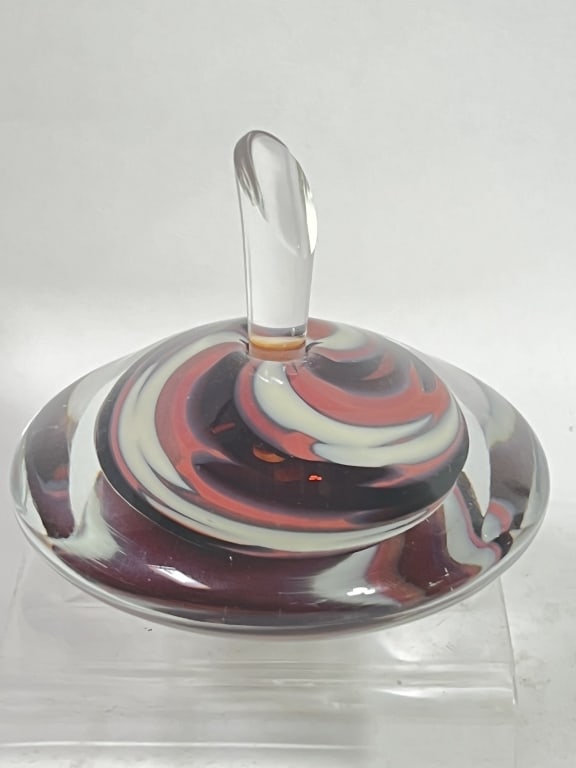 Vintage Paul Harrie Art Glass Perfume Bottle: Vintage Paul Harrie Art Glass Perfume Bottle,3in